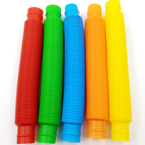 Lustige und funktionale sensorische Rohr- Spielzeuge, 5 Stück