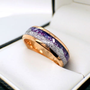 Zweifarbiger Ring aus Edelstahl
