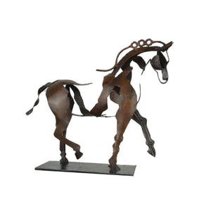 Hohles Pferd-Ornament aus Metall