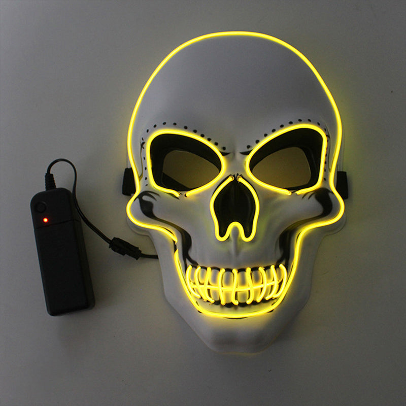 LED leuchtende Totenkopfmaske