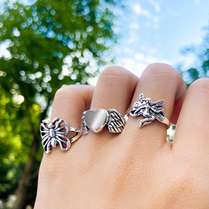 Versilberter Ring Für Damen