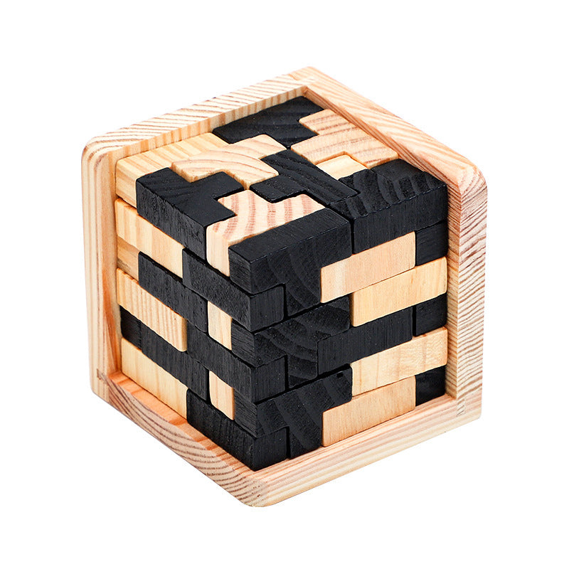 3D Lernspielzeug aus Holz für Kinder und Erwachsene