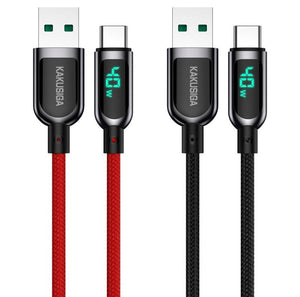 Schnellladedatenkabel mit digitaler Anzeige