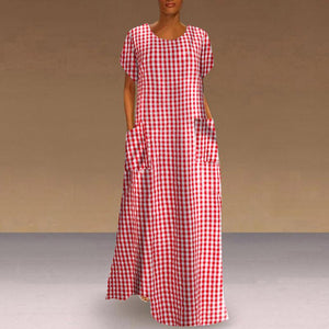 Damen Sommer atmungsaktives Kleid