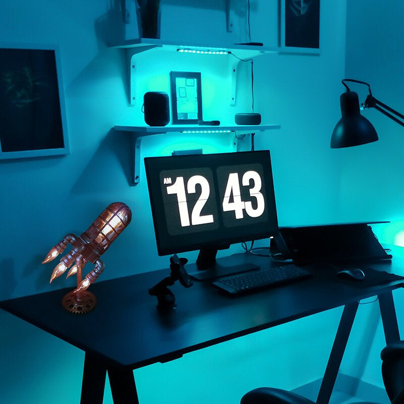 Kreative Raketenlampe