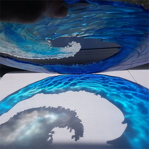 Meer Wellen Glasskulptur