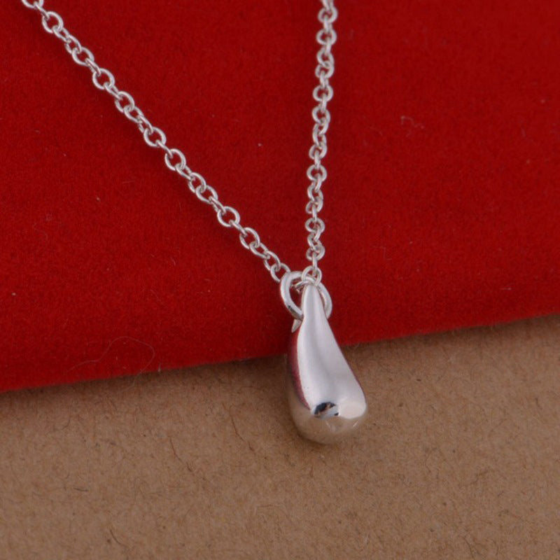 Wassertropfen Vierer Set Schmuck