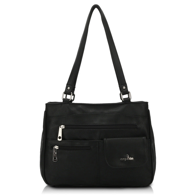Multifunktionale Umhängetasche Handtasche mit drei Fächern