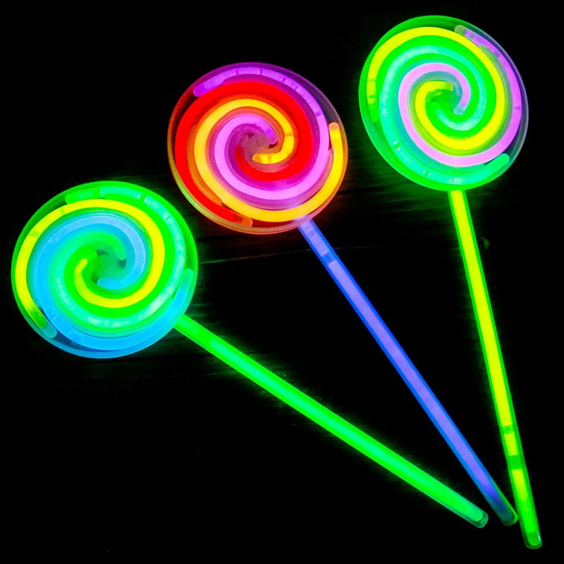 Lutscher Fluoreszierende Windmühle
