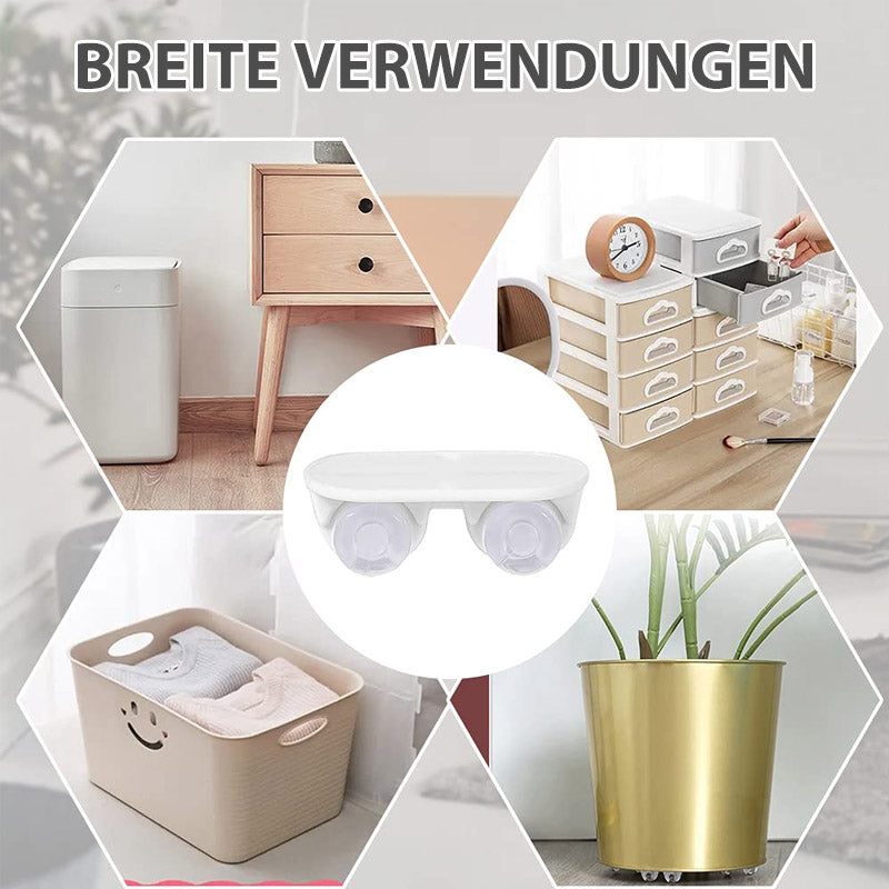 Schwere selbstklebende Räder, 4 Stück