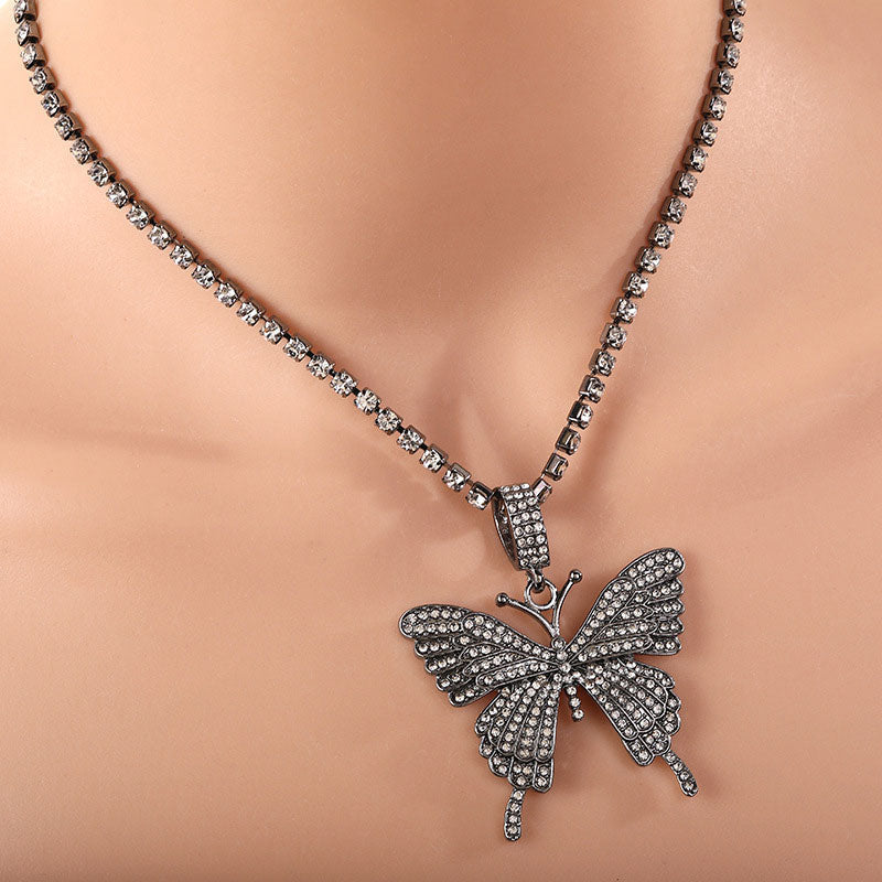 Damen Schmetterling Halskette