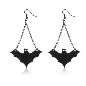 Fledermaus Halskette und Ohrringe