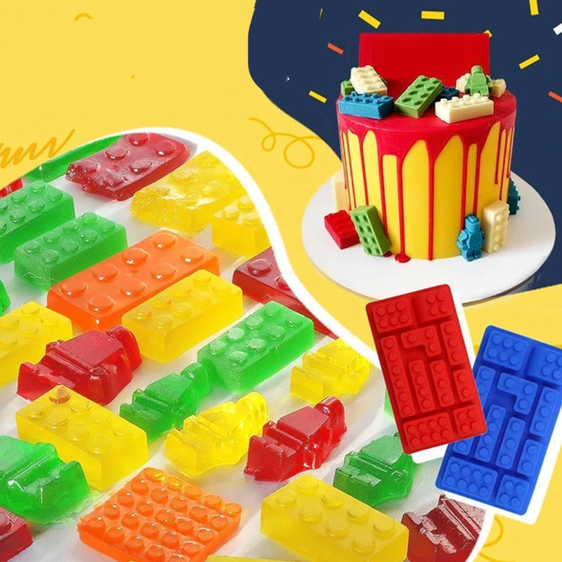 Fondant DIY Lebensmittel Silikon Baustein Form