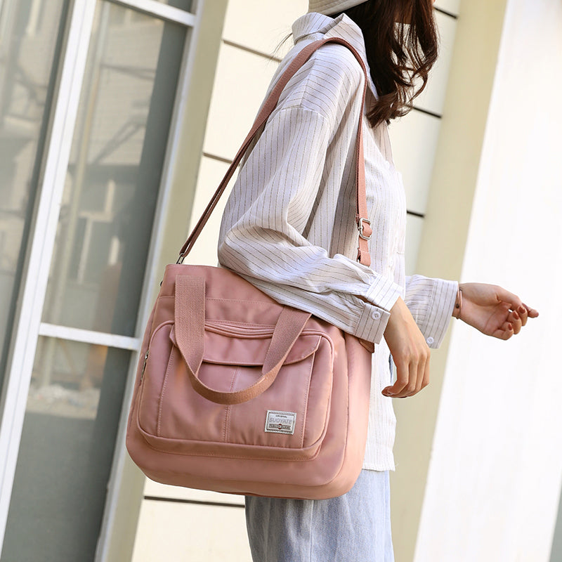 Schlichte lässige Handtasche aus Nylon