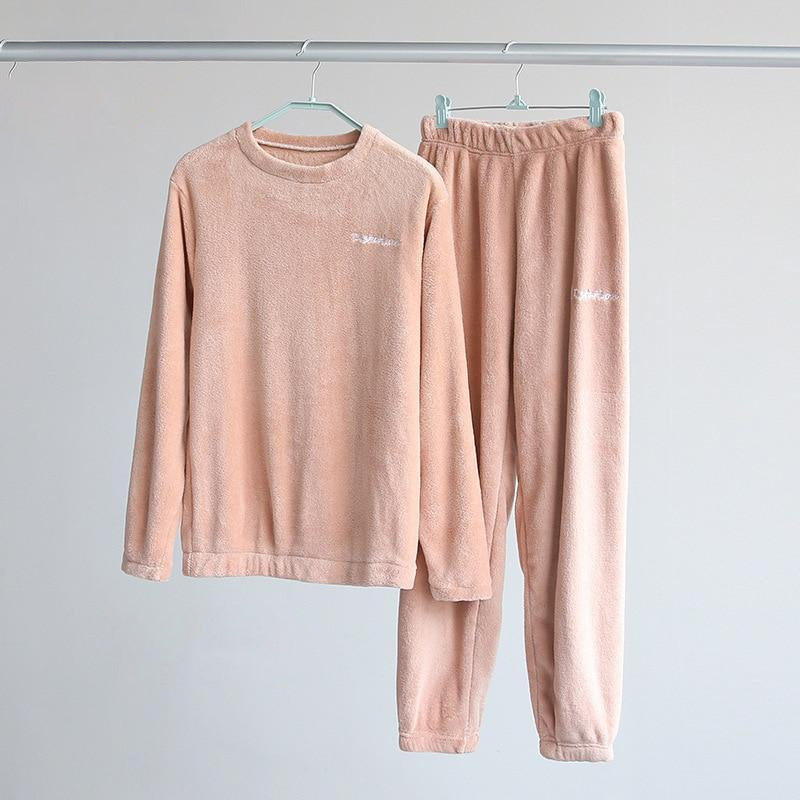 Korallenfleece Pyjama Set Für Damen