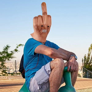Mittelfinger Halloween Maske