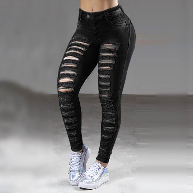 Hohe Taille Jeans Für Damen