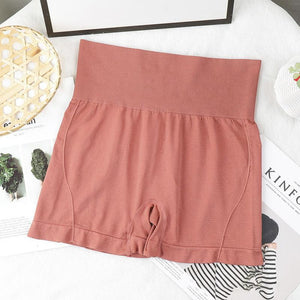 Nahtlose Shorts mit hoher Taille