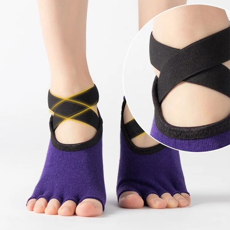 Damen Rutschfeste Yoga-Socken