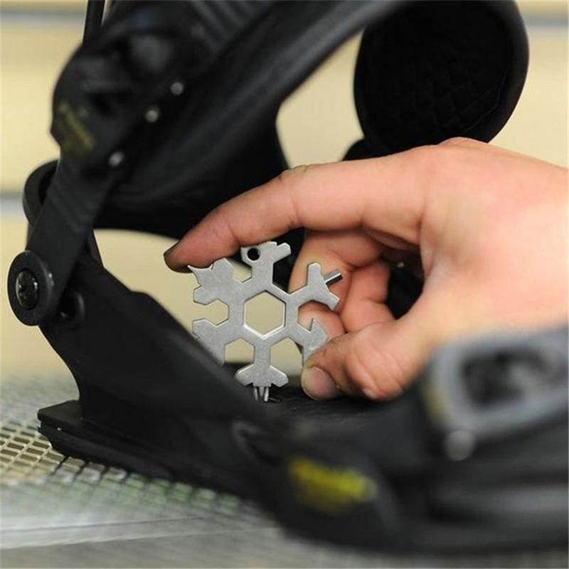 18-in-1 Edelstahl Schneeflocken Multi-tool