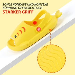 Neue rutschfeste Hai-Hausschuhe für Kinder mit weichen Sohlen