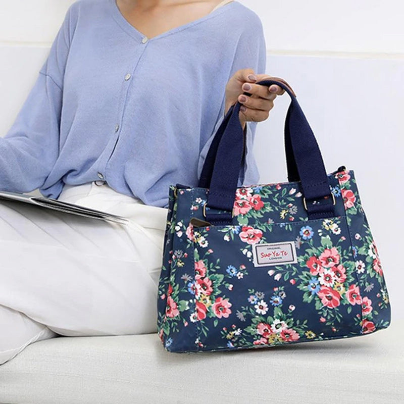 Schultertasche aus Nylon mit großem Fassungsvermögen