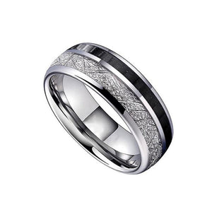 Zweifarbiger Ring aus Edelstahl