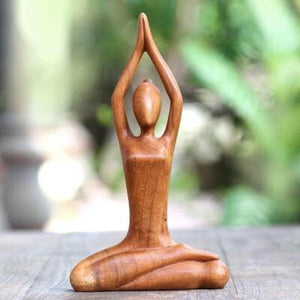 Holz Yoga Harzdekoration
