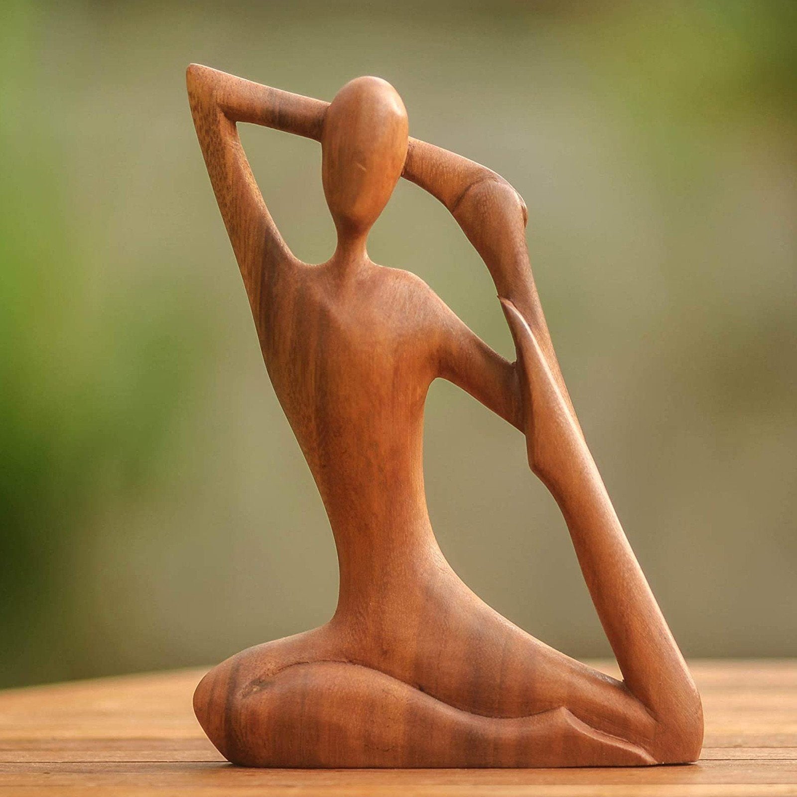 Holz Yoga Harzdekoration