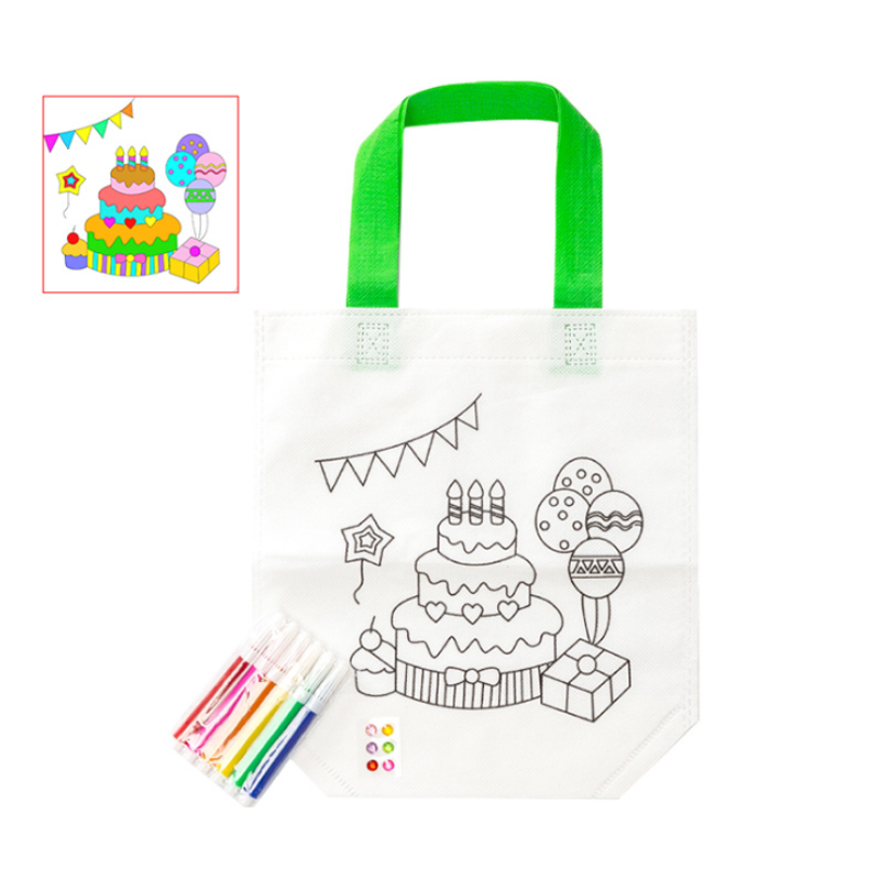DIY Malerei umweltfreundliche Tasche