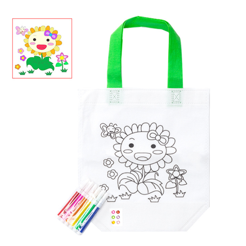 DIY Malerei umweltfreundliche Tasche
