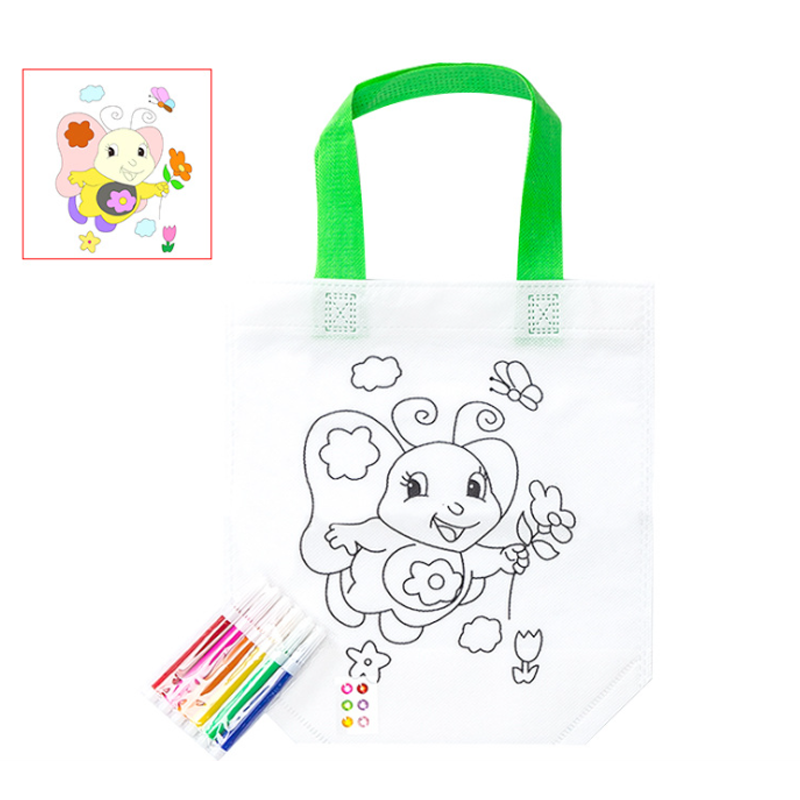DIY Malerei umweltfreundliche Tasche