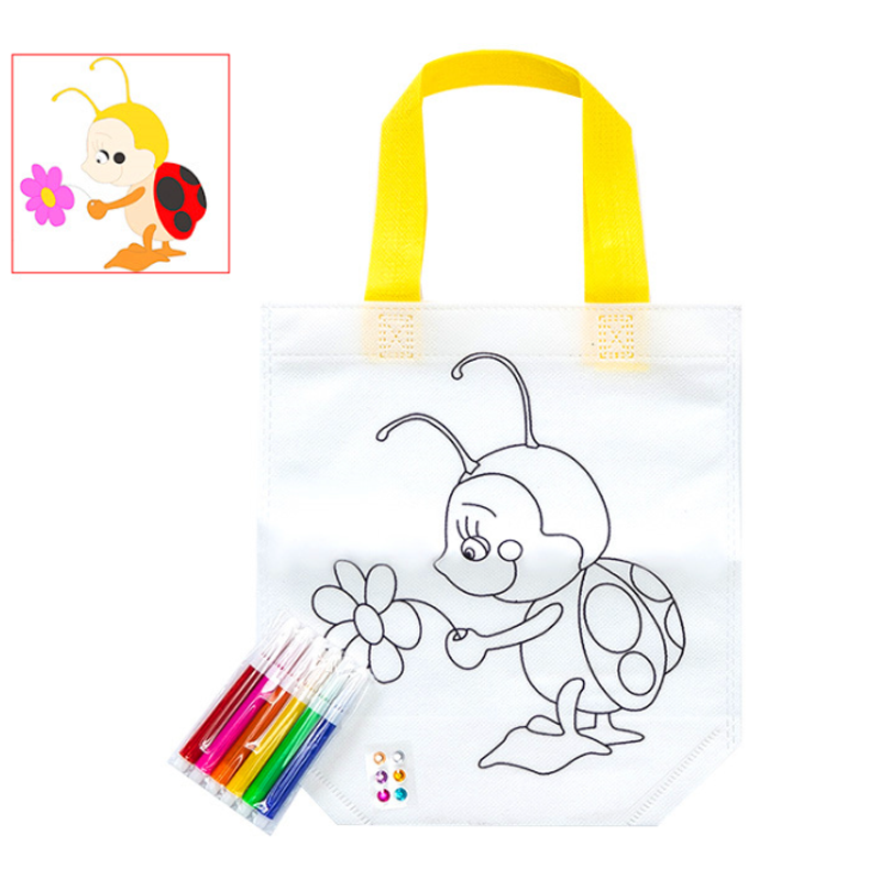 DIY Malerei umweltfreundliche Tasche