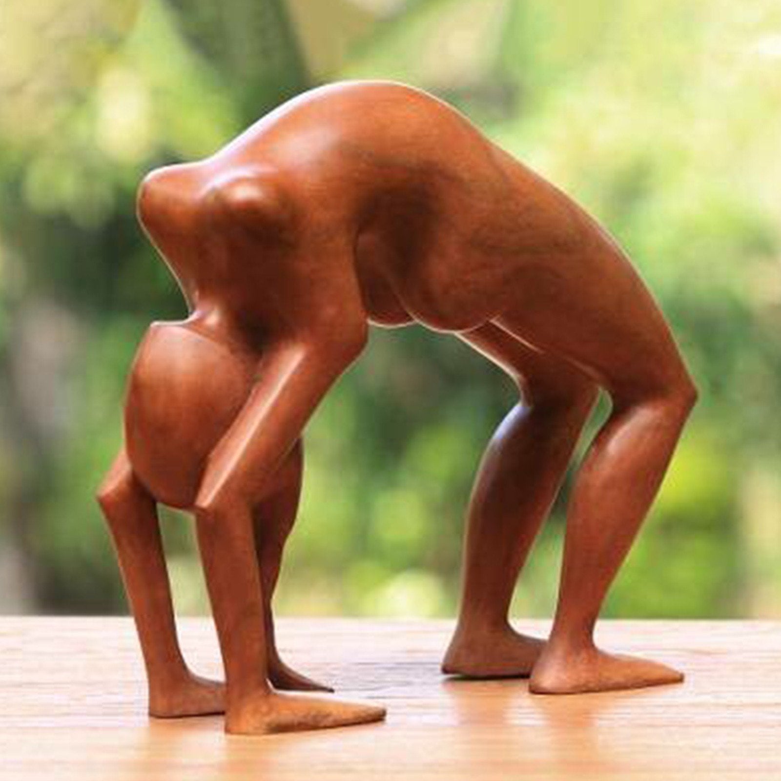 Holz Yoga Harzdekoration