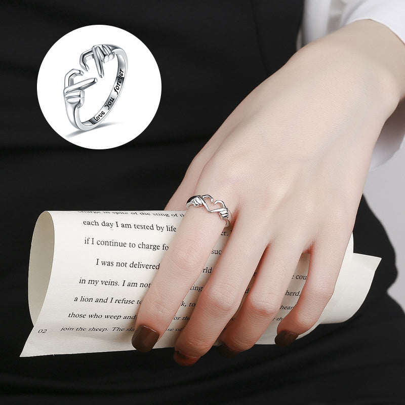 „Ich liebe dich für immer“ Herzring