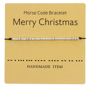 Paar Armband mit Morsecode