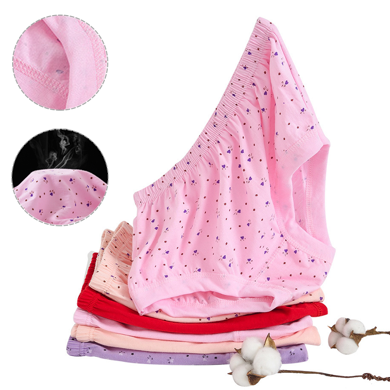 Damenunterwäsche aus reiner Baumwolle mit hoher Taille