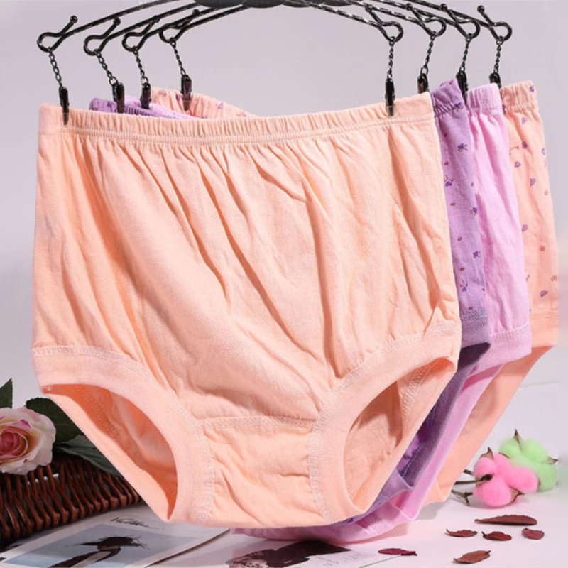 Damenunterwäsche aus reiner Baumwolle mit hoher Taille