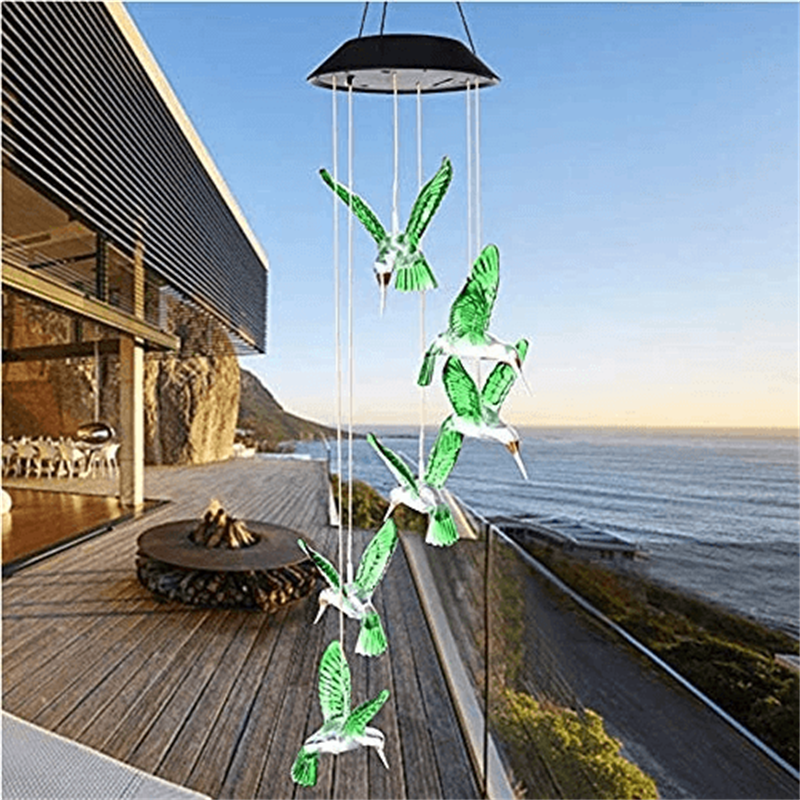 Solar LED Kolibri Windspiele Hängende Lichter