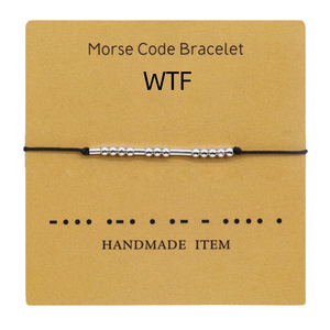 Paar Armband mit Morsecode