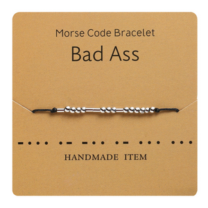 Paar Armband mit Morsecode