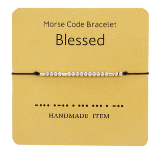 Paar Armband mit Morsecode