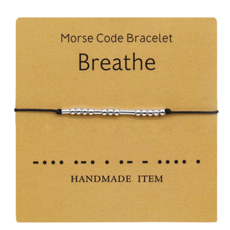 Paar Armband mit Morsecode