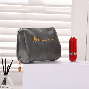 Kosmetiktasche Aus Flanell