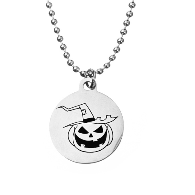 Halloween Titanstahl Halskette