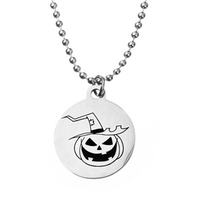 Halloween Titanstahl Halskette