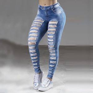 Hohe Taille Jeans Für Damen