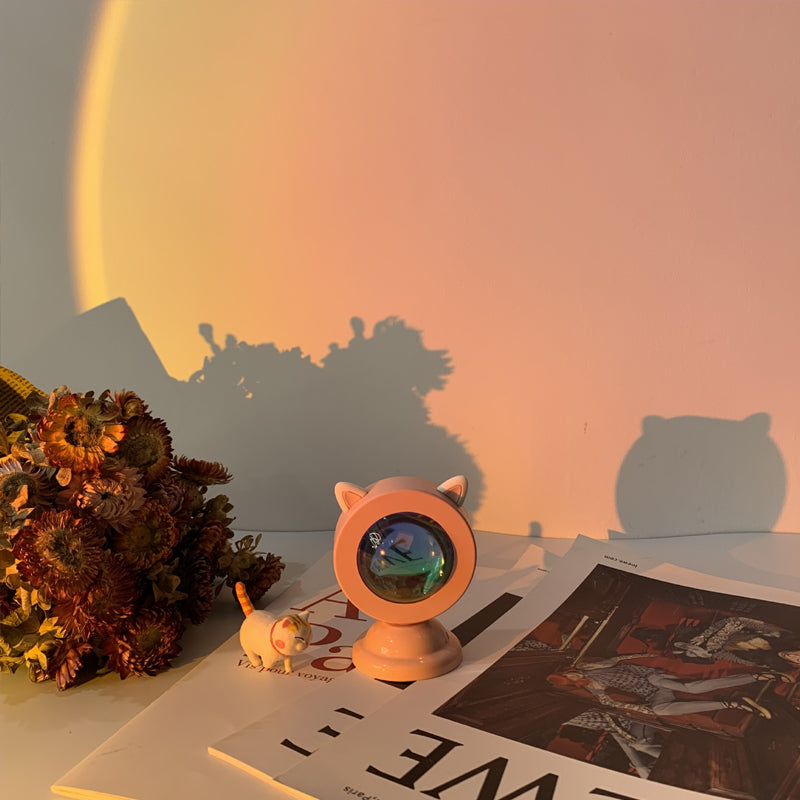 Mini Süße Sonnenuntergangsatmosphäre Tischlampe