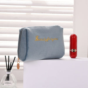 Kosmetiktasche Aus Flanell