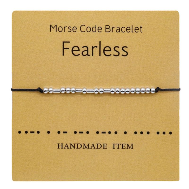 Paar Armband mit Morsecode